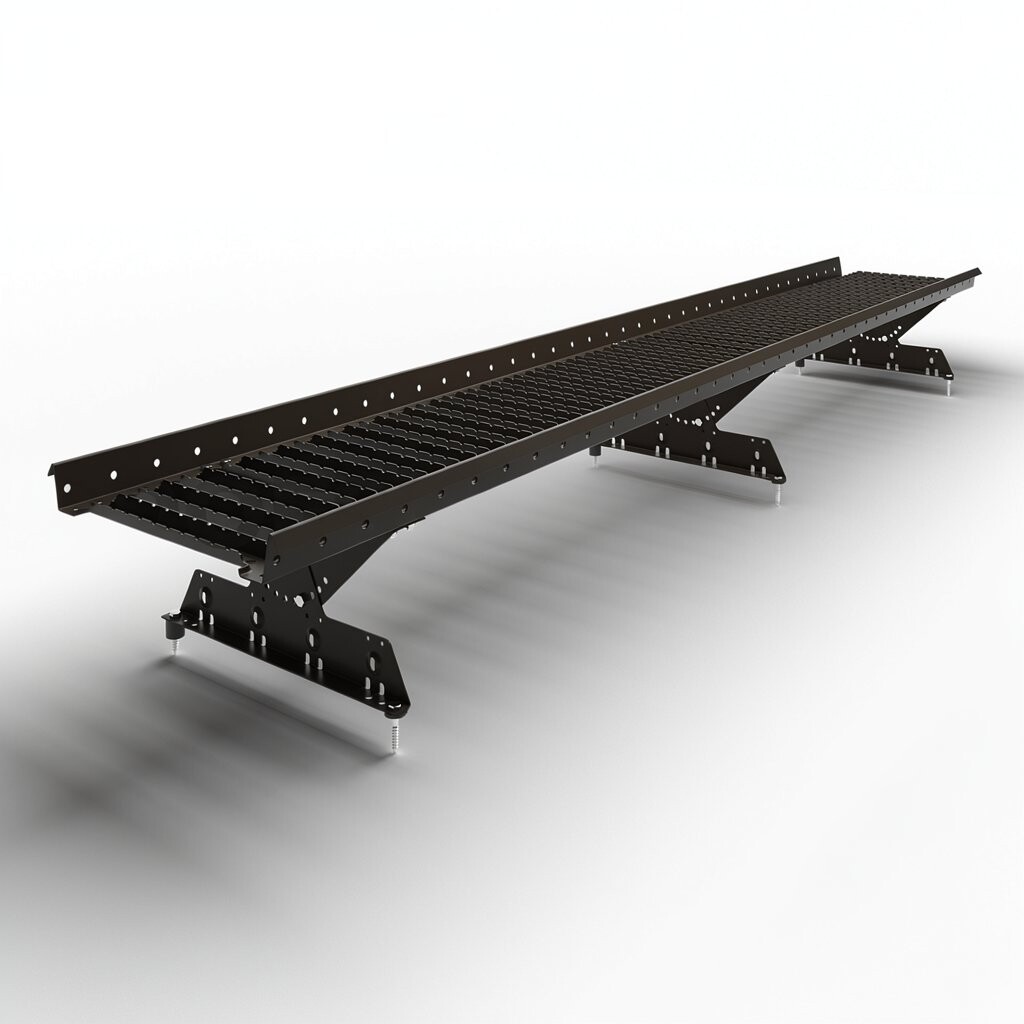 Кровельный мостик универсальный Roofsystems ПРЕСТИЖ НЕКСТ 360 мм RAL 8019 темно-коричневый, 2.5 м
