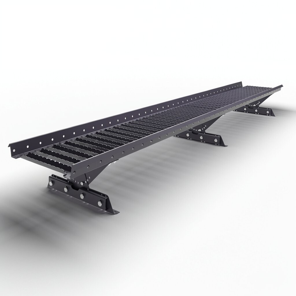 Кровельный мостик для фальцевой кровли Roofsystems ПРЕСТИЖ НЕКСТ ФАЛЬЦ 360 мм RAL 7024 темно-серый, 2.5 м